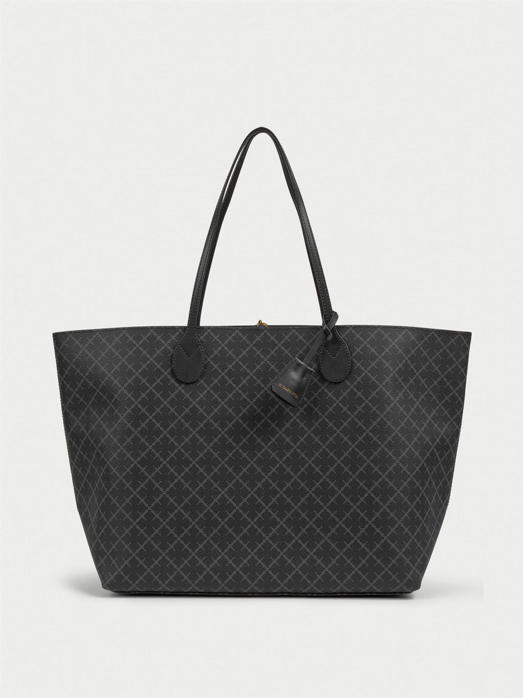 Abi printed tote bag Charcoal