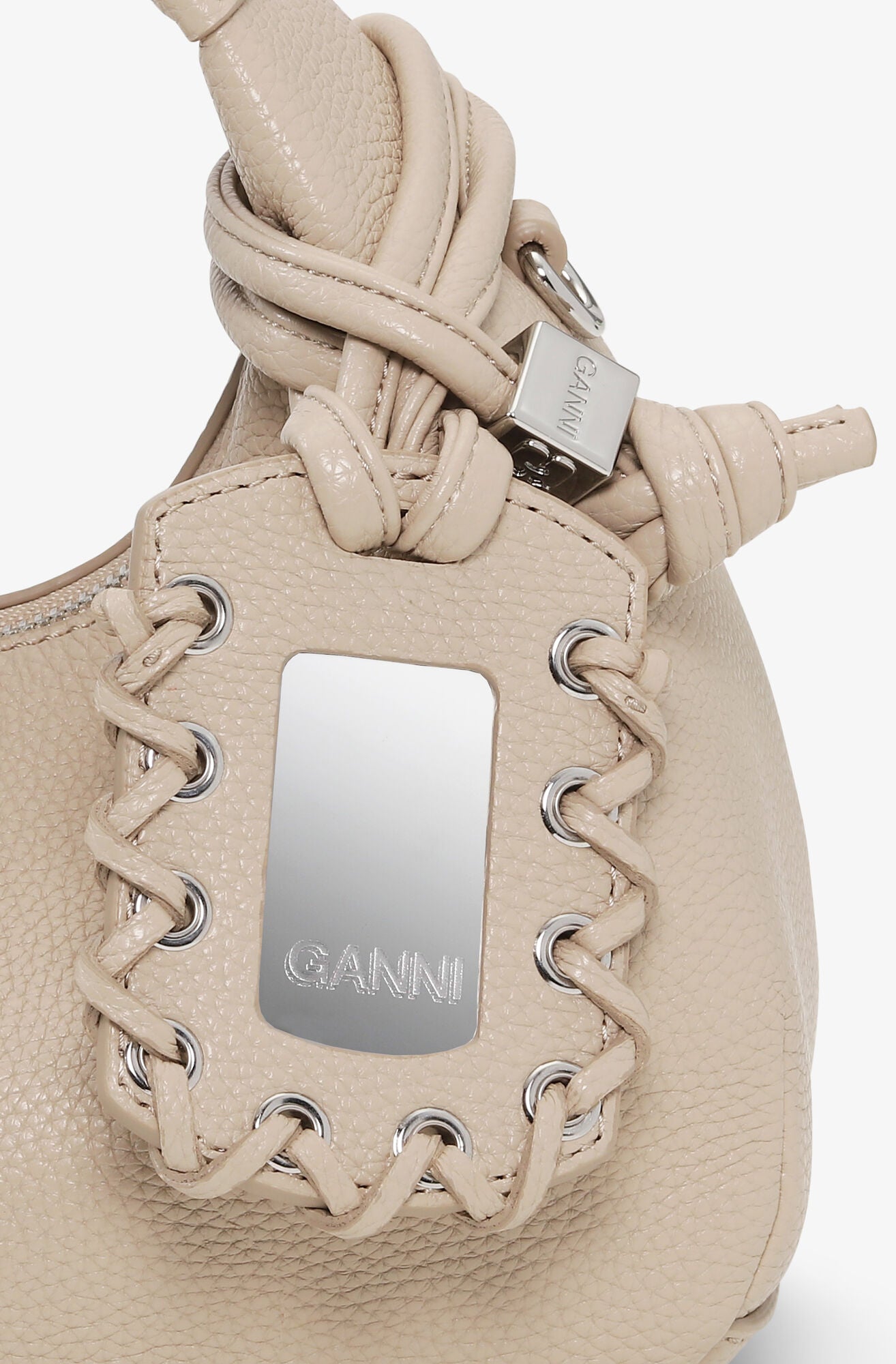 Mini Hobo Bag White Pepper