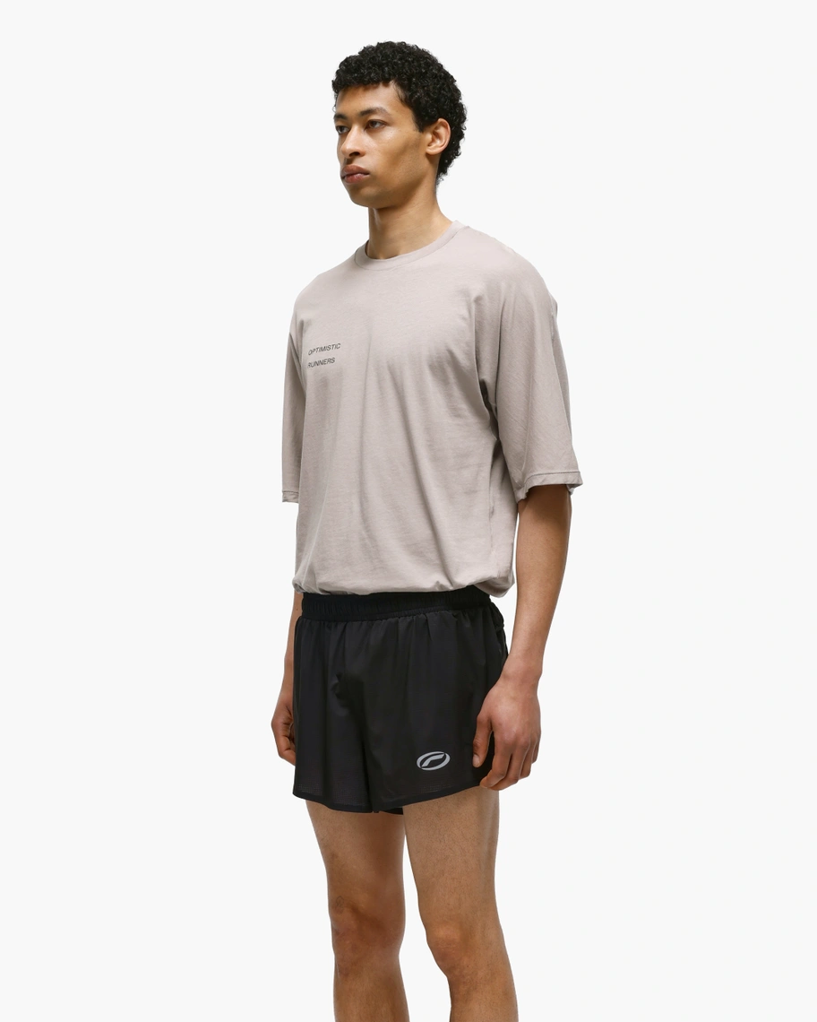 Running Cotton T-Shirt CAMEL
