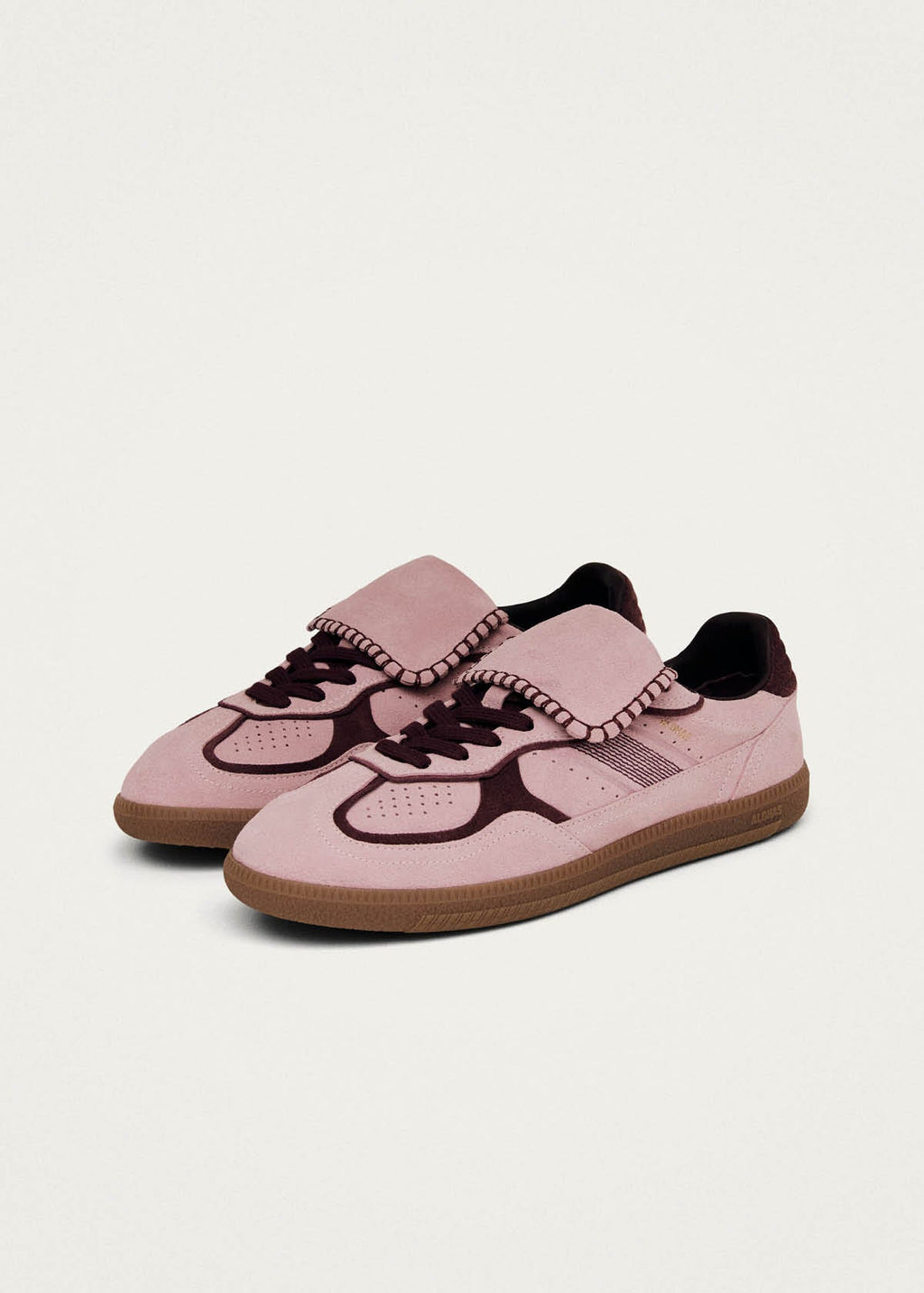 TB.490 CLUB SUEDE LEATHER SNEAKERS Pink