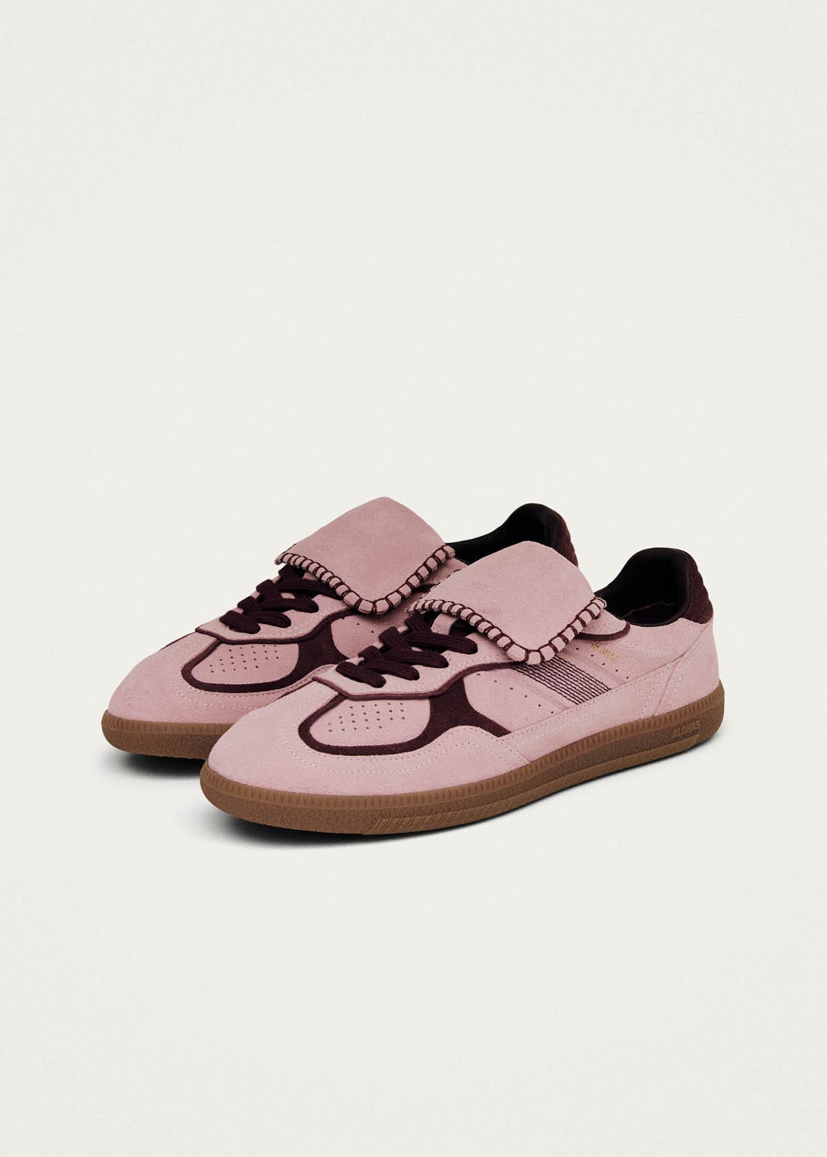 TB.490 CLUB SUEDE LEATHER SNEAKERS Pink