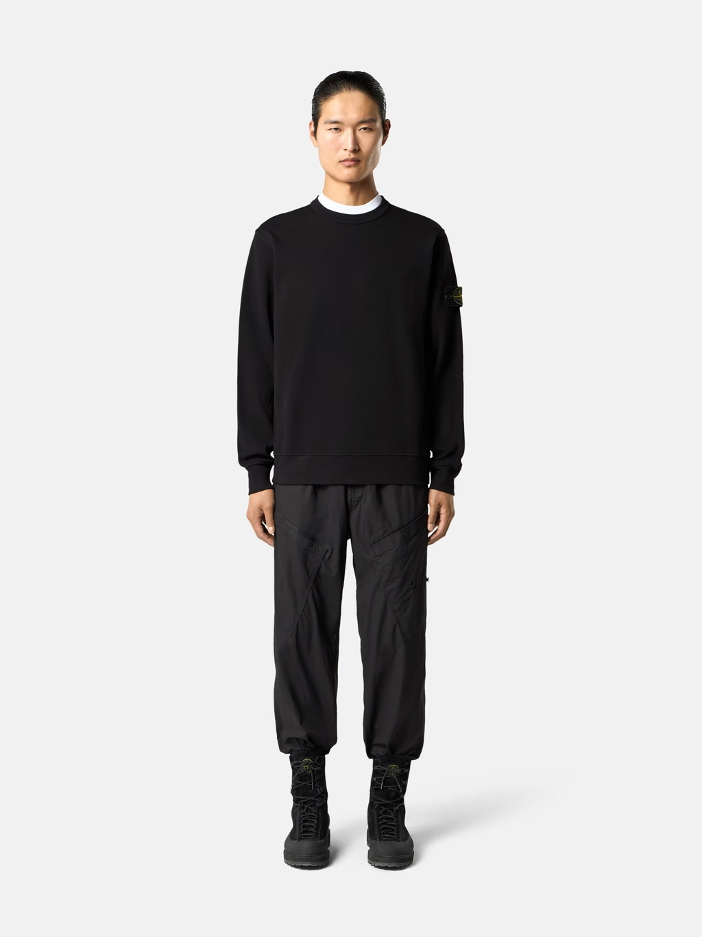 INTERLOCK SWEATSHIRT BLACK