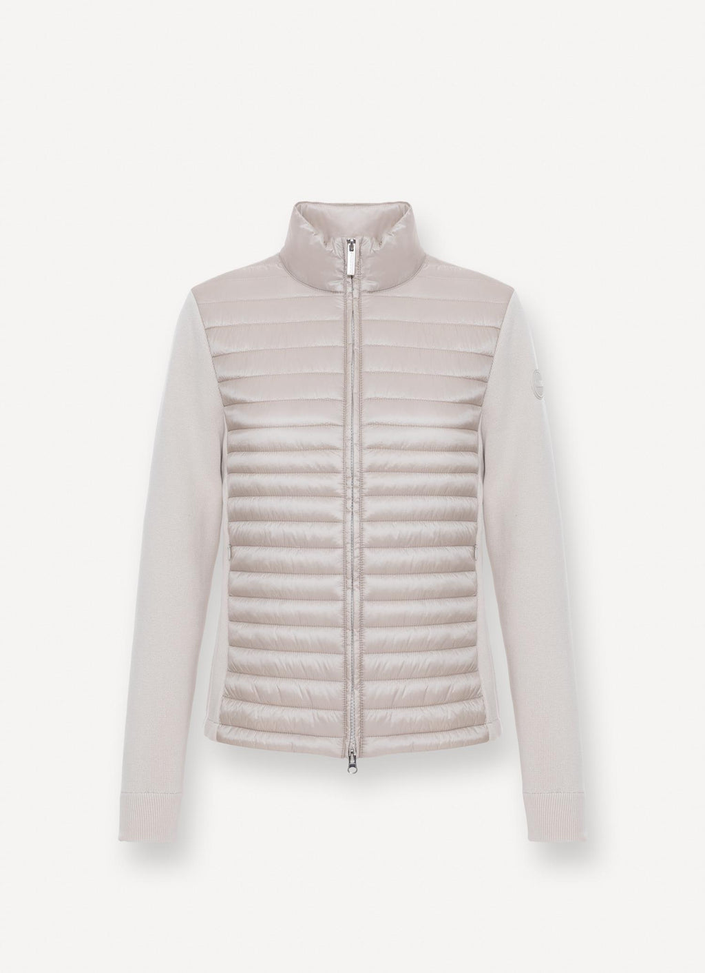 HYBRID KNITTED AND PADDED JACKET HEMP BEIGE