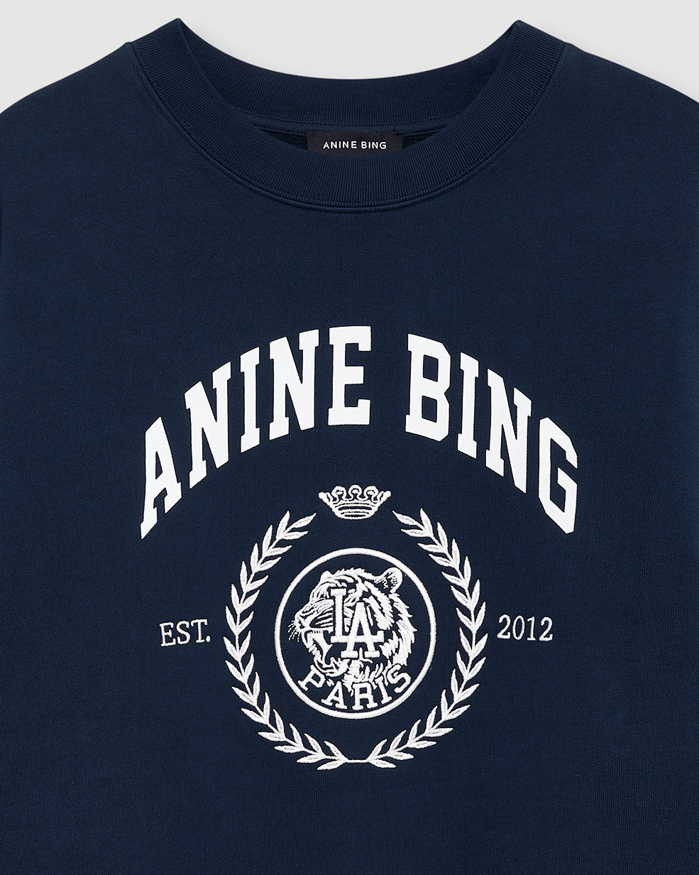 MILES COLLEGIATE SWEATSHIRT DARK NAVY