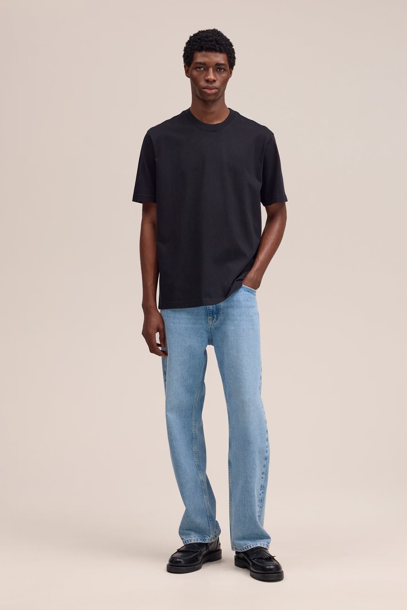 Adam Casual Pima T-shirt 3209 Black