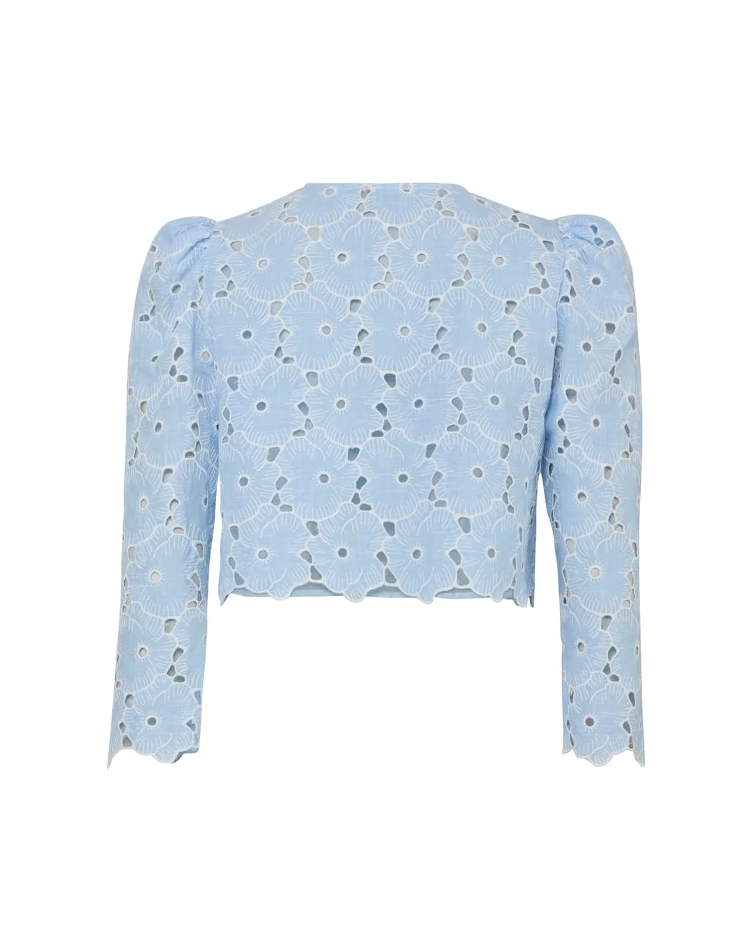 Broderie Anglaise Jacket Light Blue