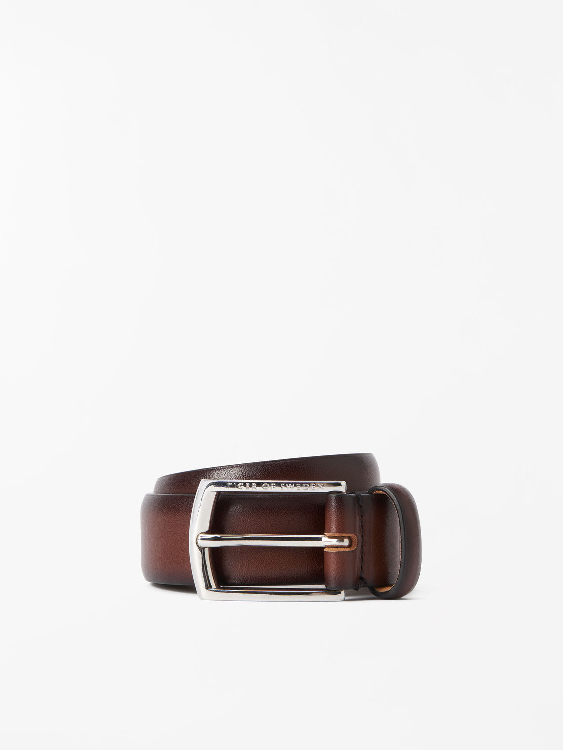 Asenby Leather Belt Brown