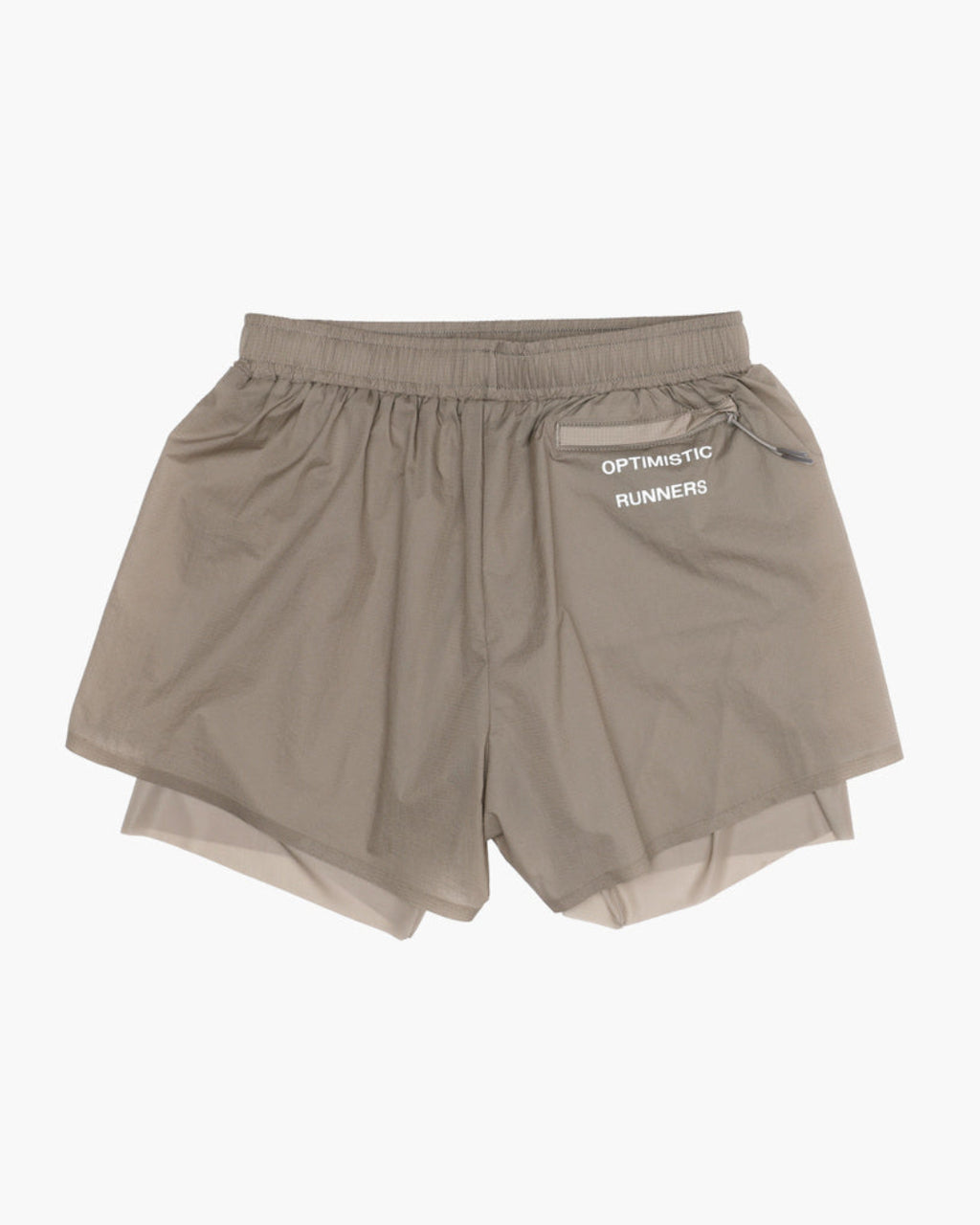 Layered Shorts Camel