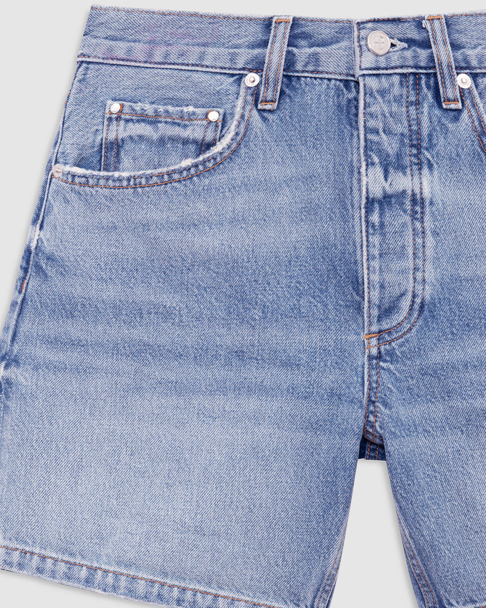 DELANEY DENIM SHORTS ARBOR BLUE