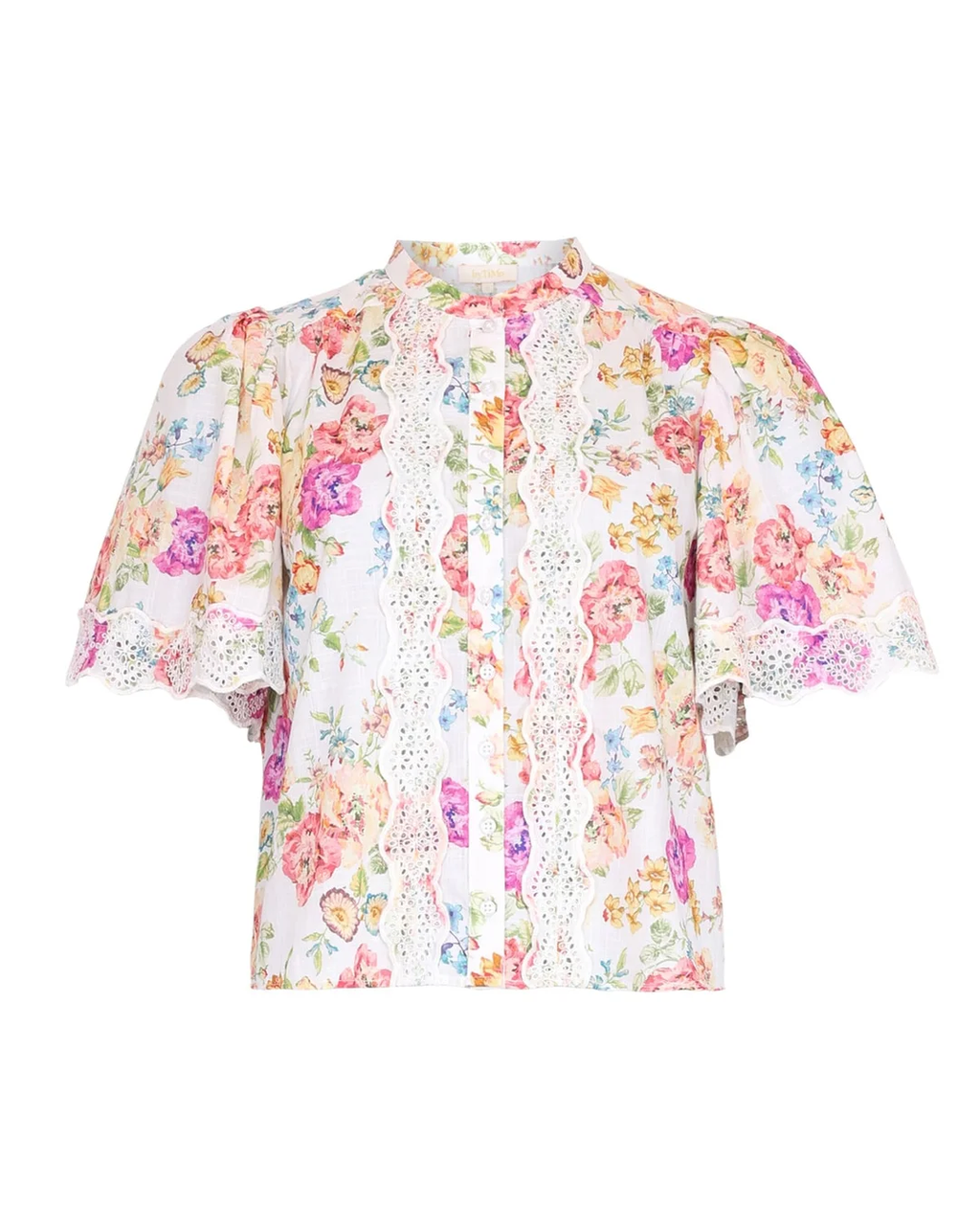 Cotton Slub Blouse Flora