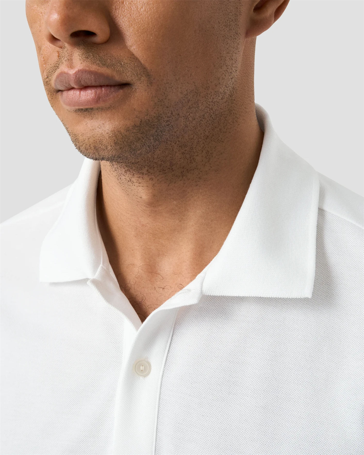 Pima Cotton Pique Polo T-Shirt White
