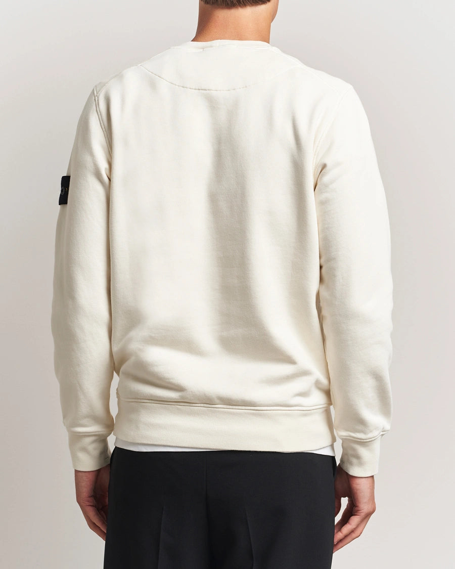 ORGANIC COTTON FLEECE SWEATSHIRT IVORY