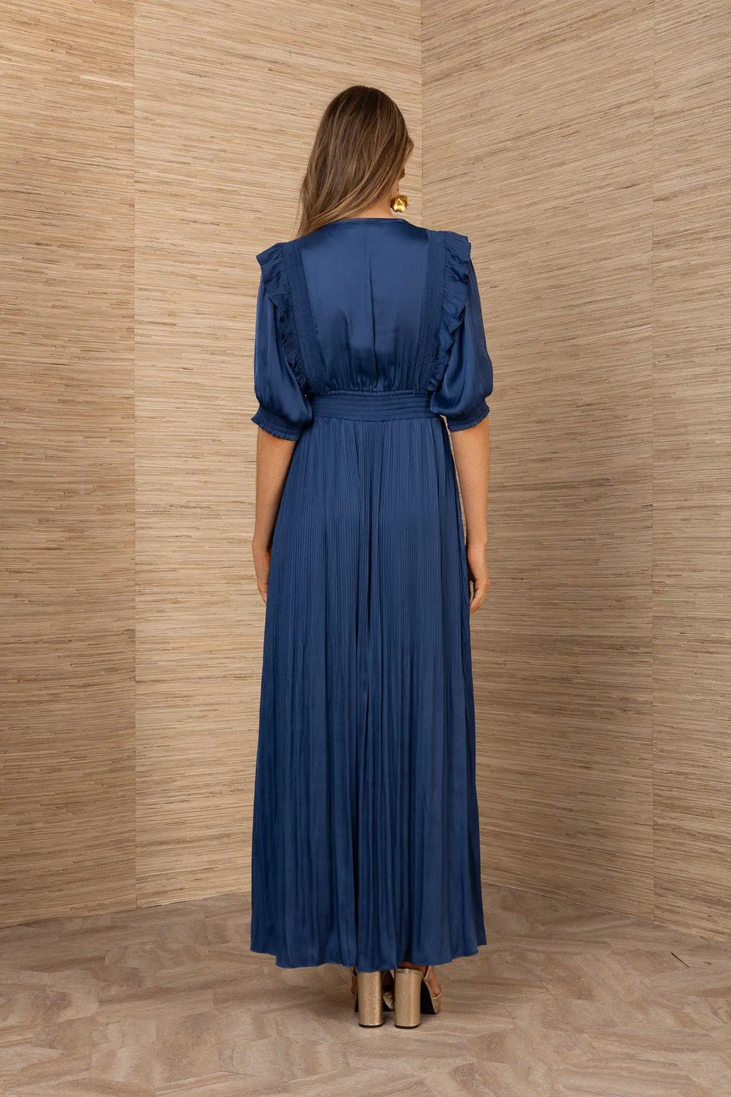 LOVISA Solid Long Dress INDIGO