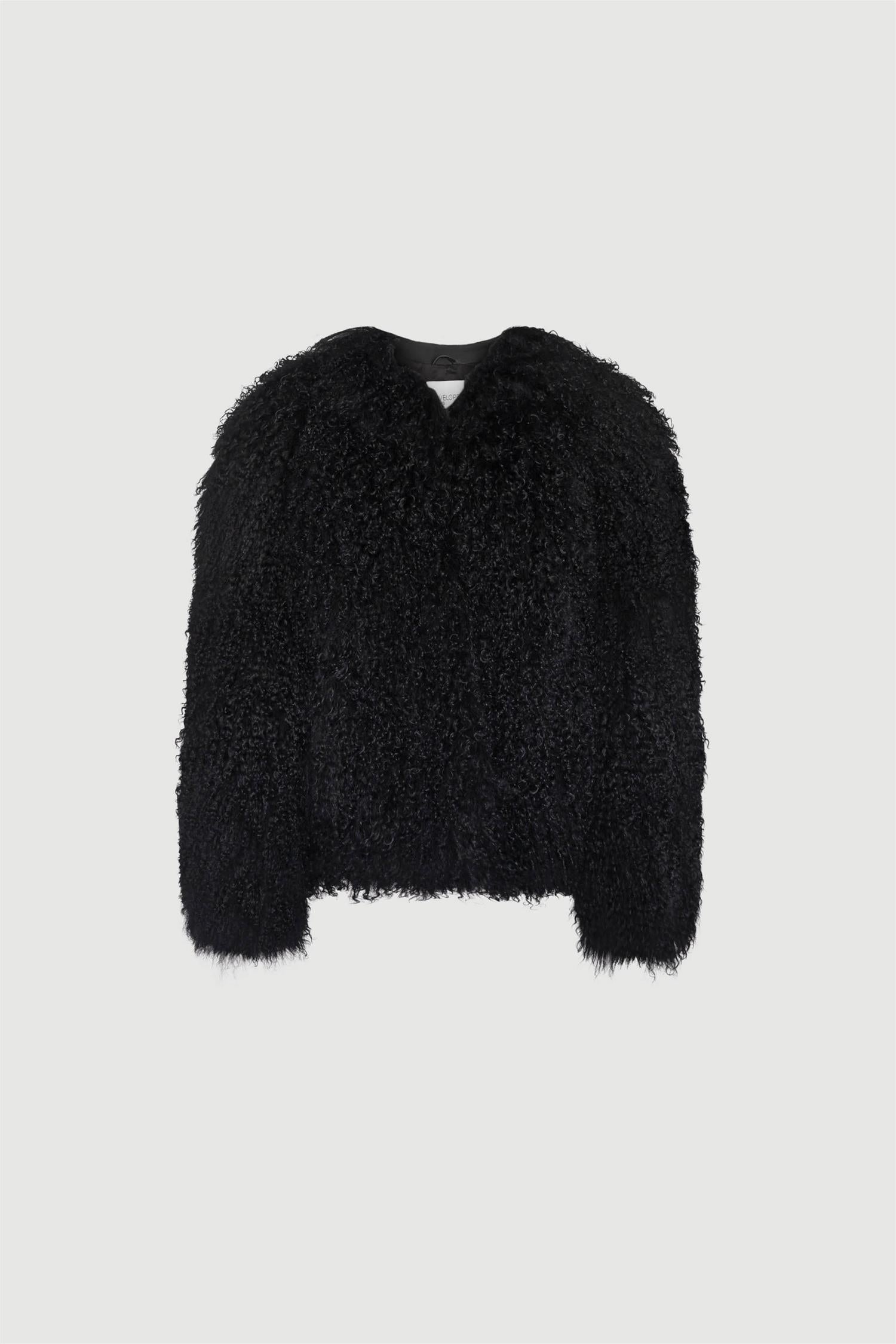 All night jacket short Black