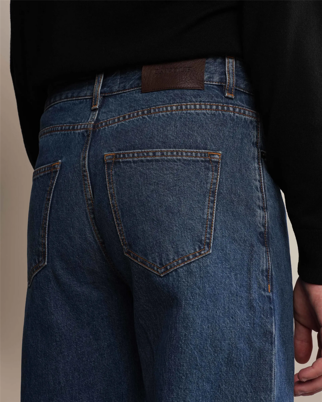Cavour Regular Straight Leg Jeans Blue