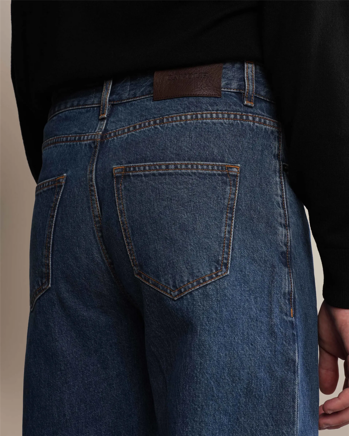 Cavour Regular Straight Leg Jeans Blue