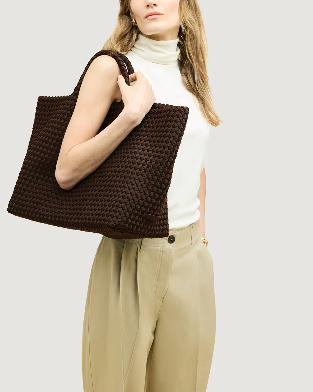 St Barths Large Tote Chocolate