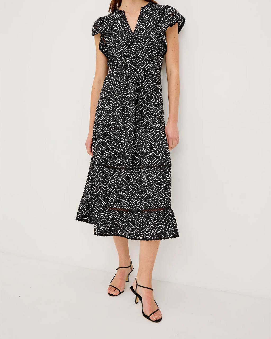 GIA DRESS MINI CHAIN DAISIES