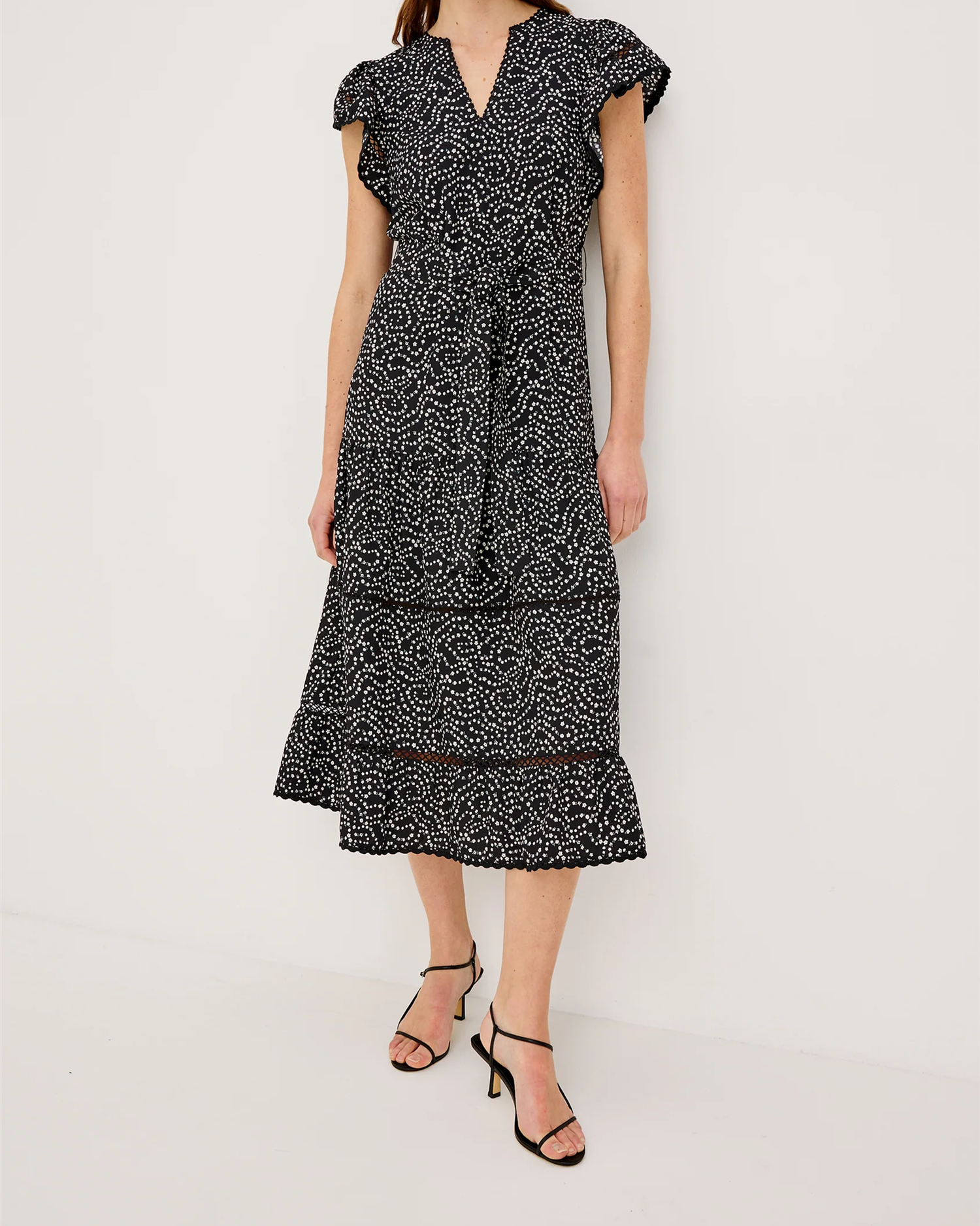 GIA DRESS MINI CHAIN DAISIES
