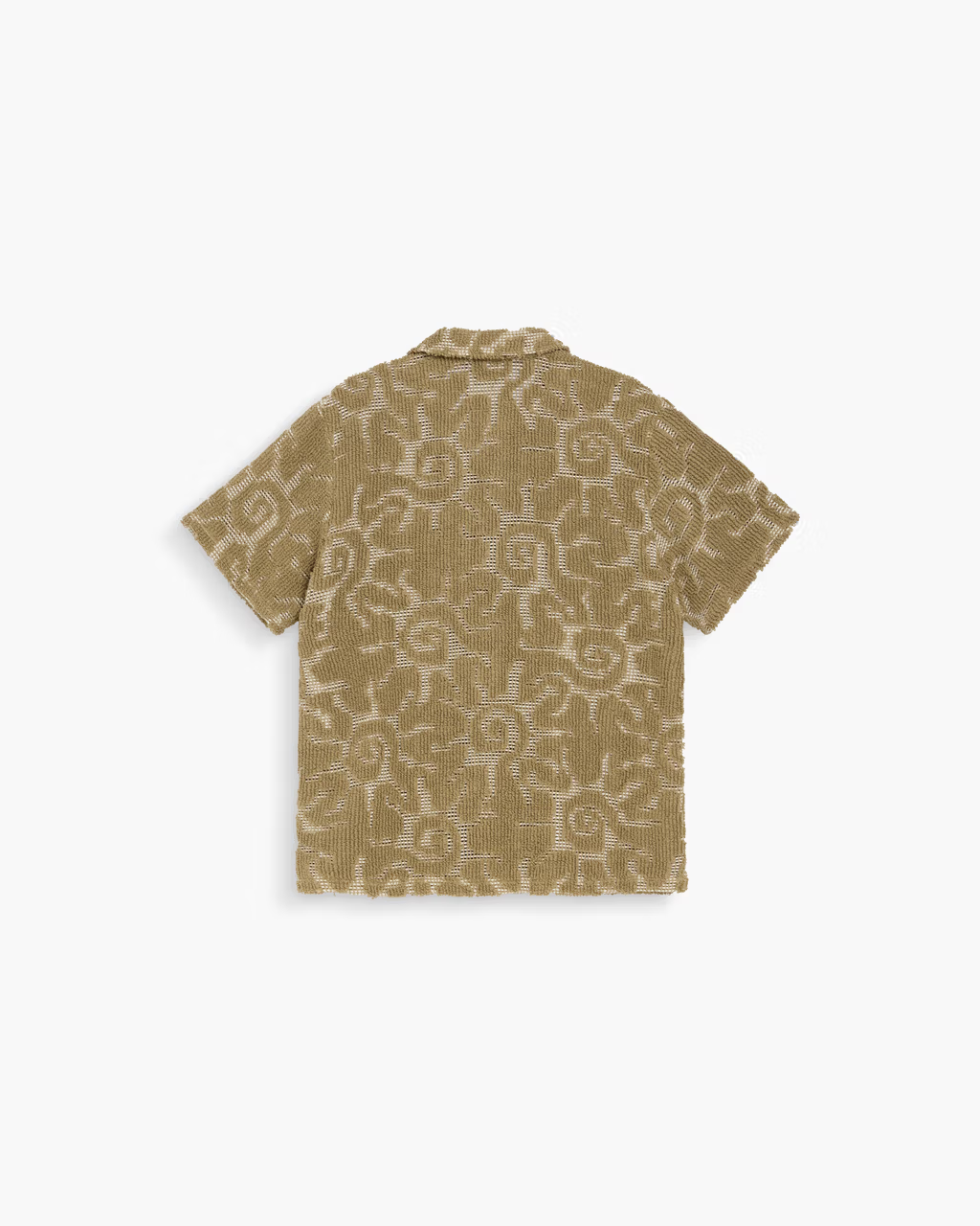 Sunero Knitted Crochet Cuba Shirt Beige