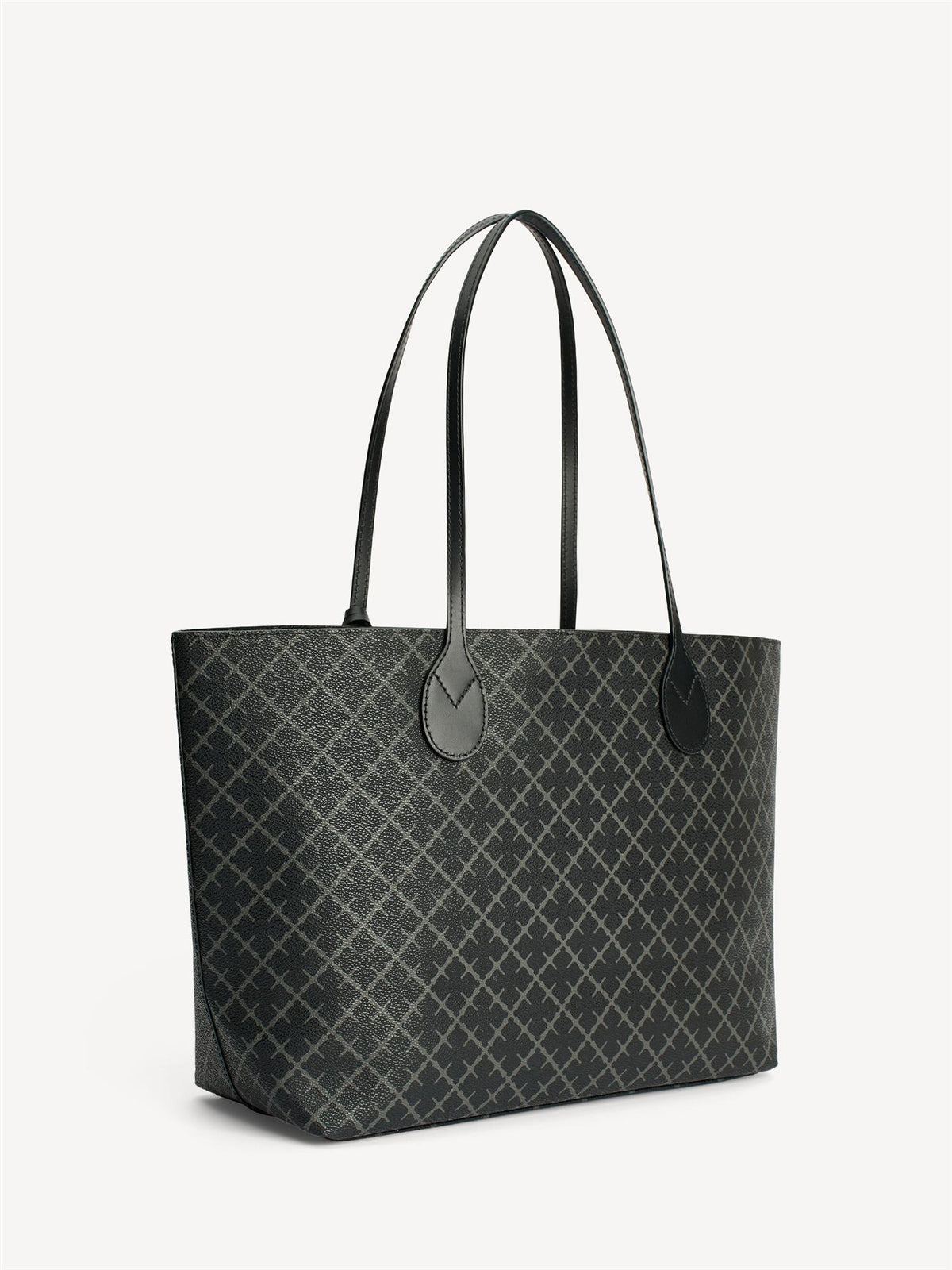 Abigail printed tote bag Charcoal