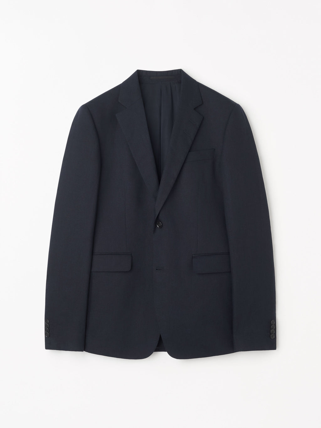Justin Linen Blazer Midnight Blue