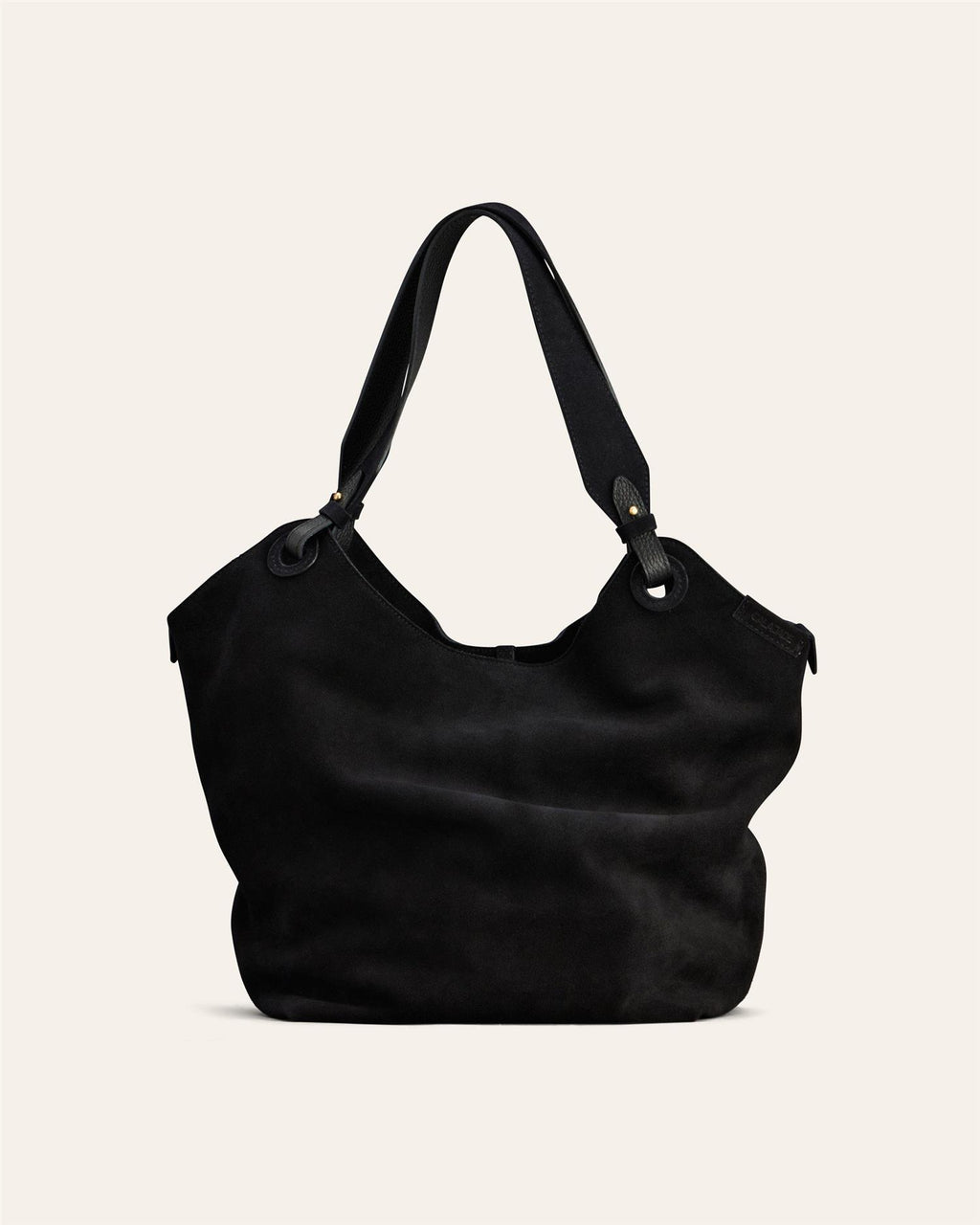 SOHO Suede Shoulder Bag Black