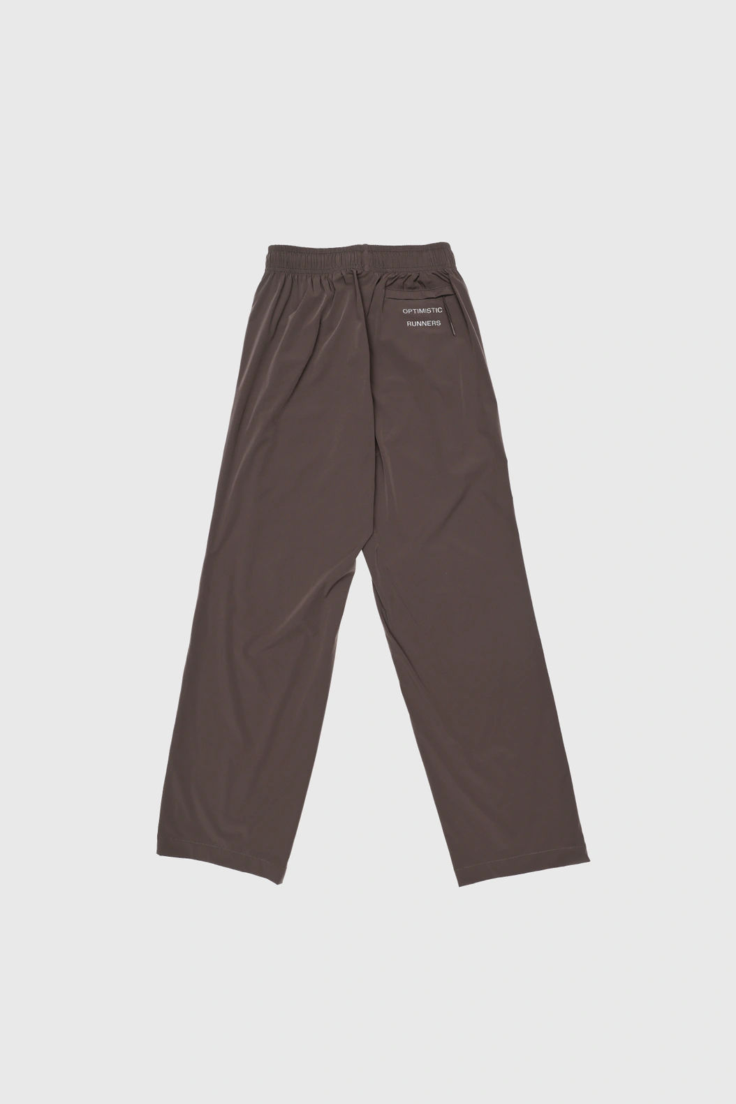 Side Striped Wide Pants Brown