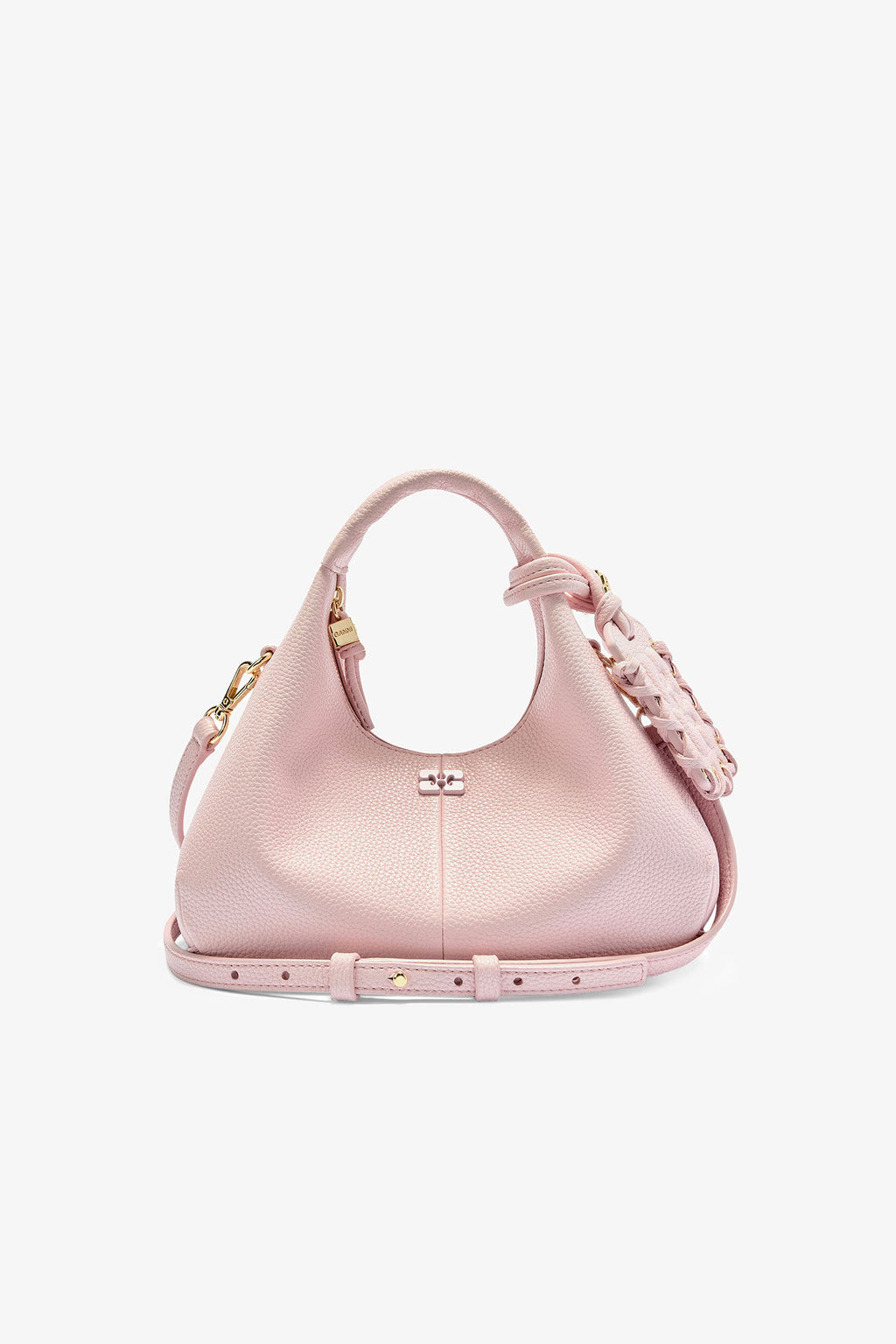 Hobo Mini Grained Bag Chalk Pink