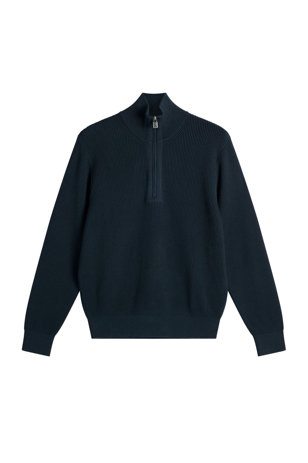 Alex RIBBED COTTON Half Zip Sweater JL Navy