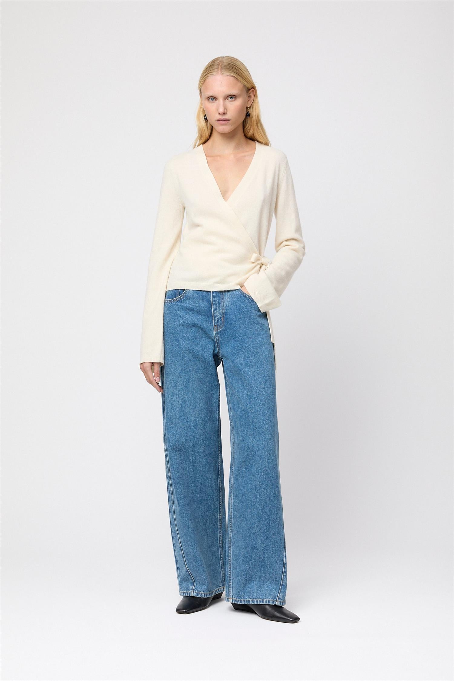 Ballet Wrap Cardigan Snowflake