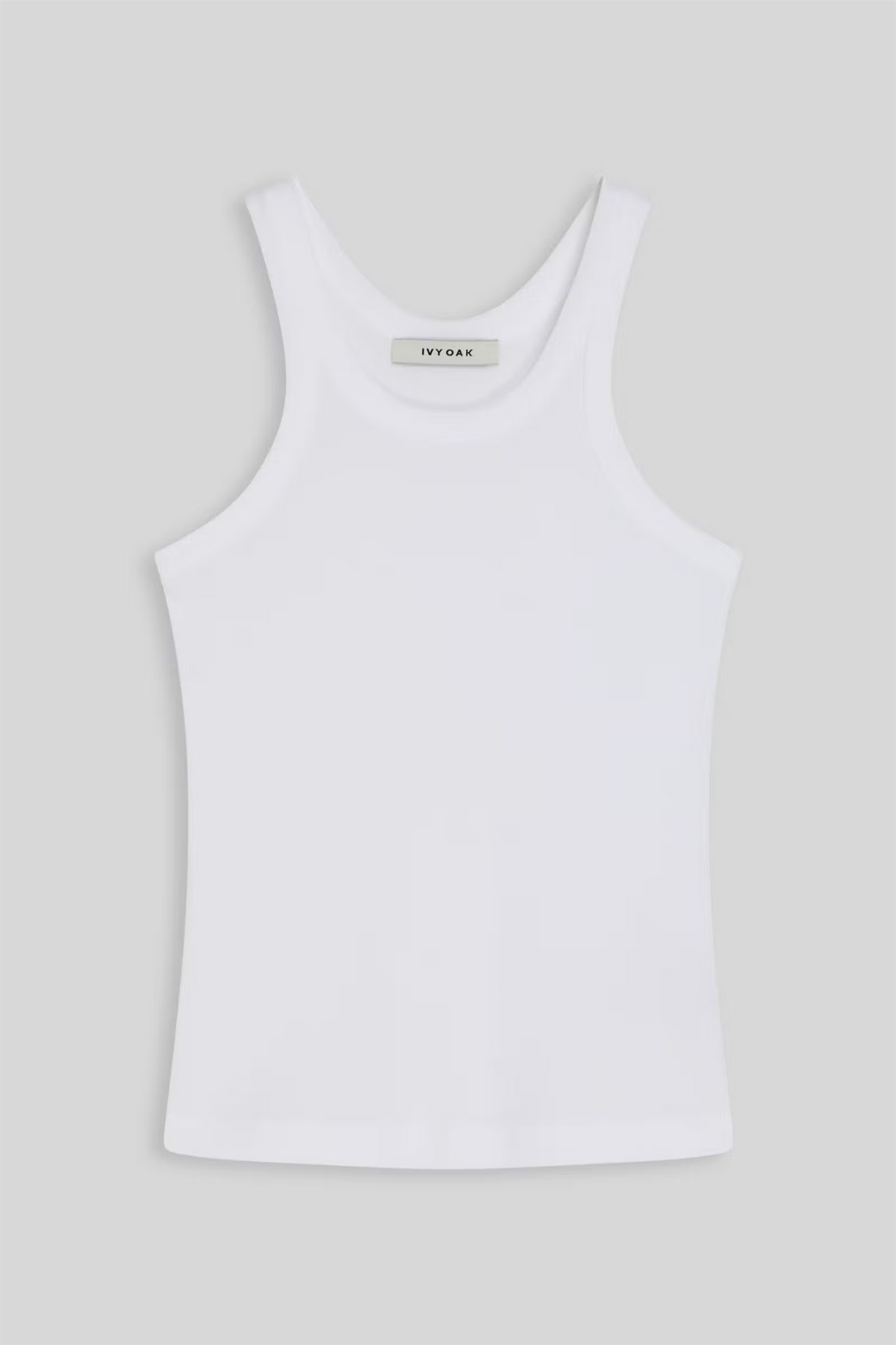 Finley Ribbed Tank Top Bright White