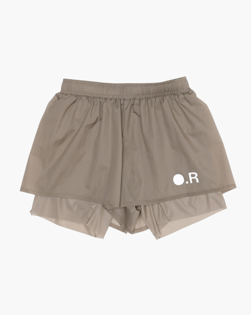 Layered Shorts Camel