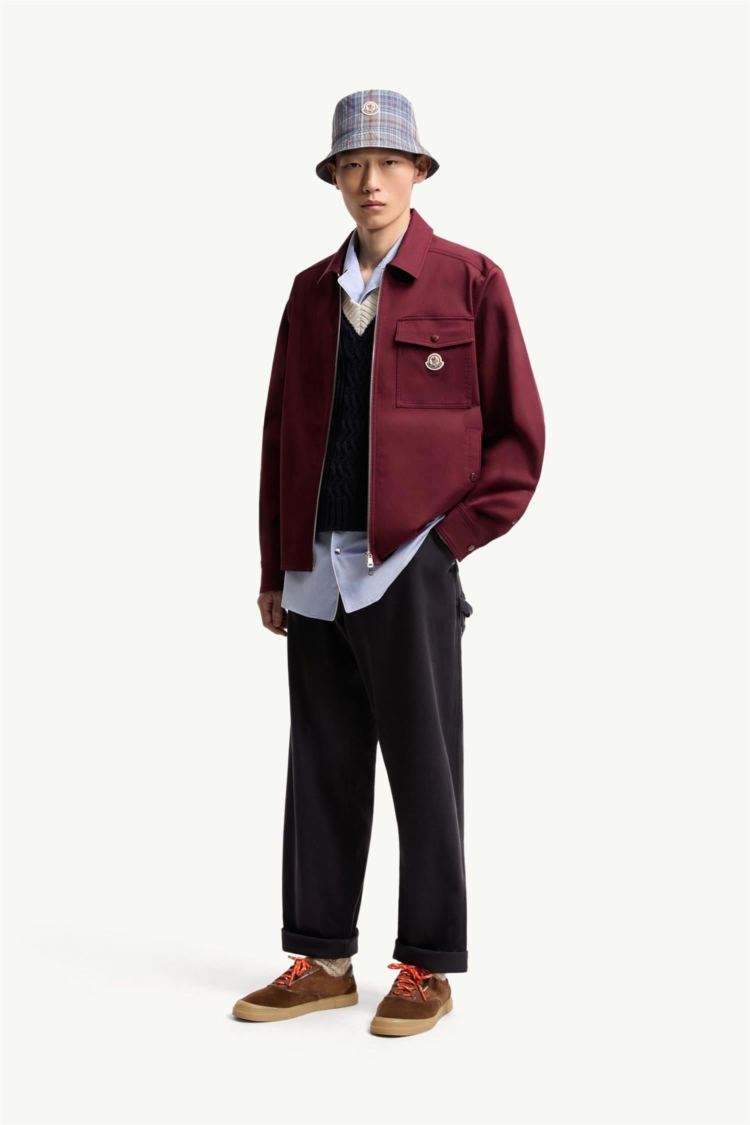 Cargo Cotton Gabardine TROUSERS NAVY