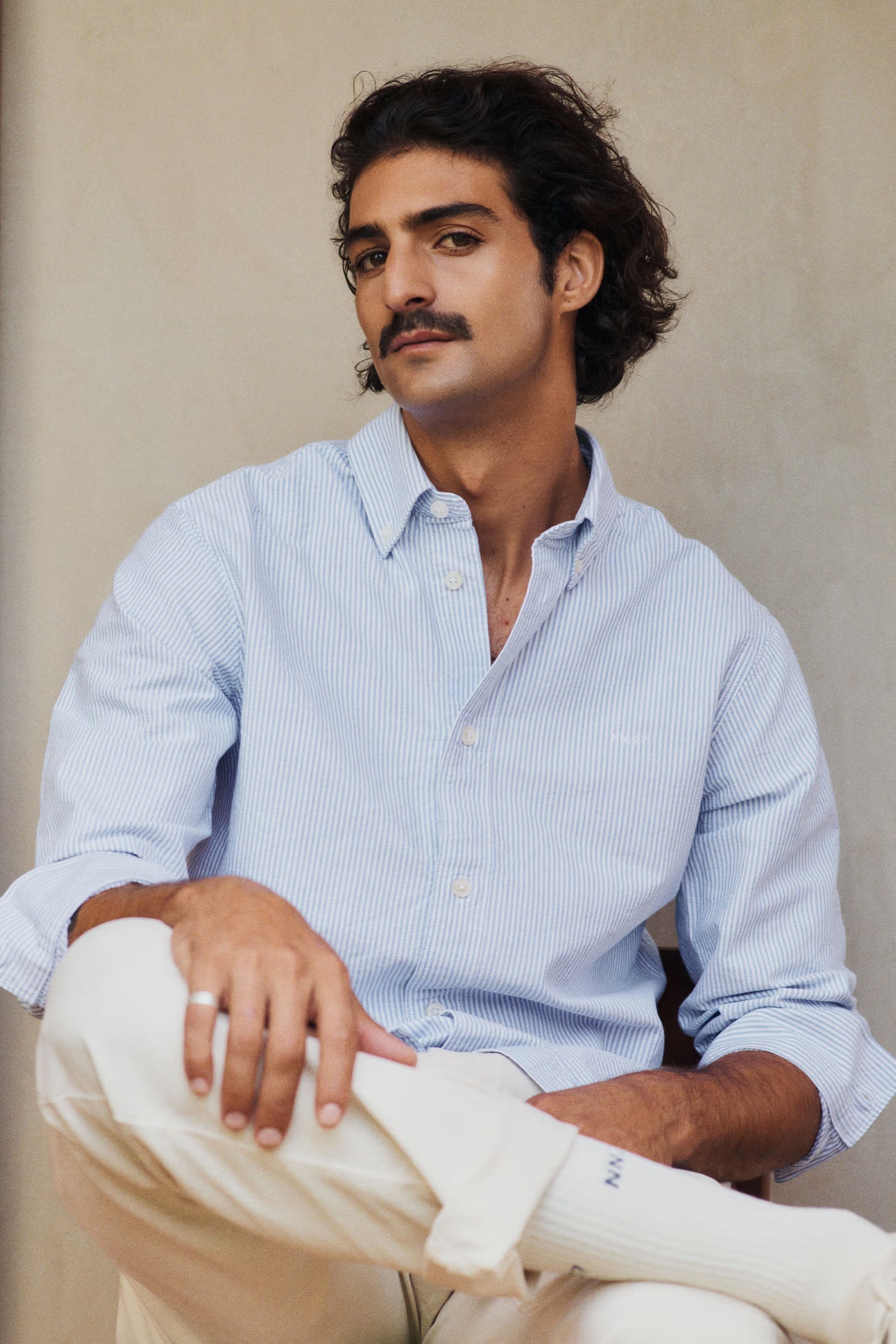 Colby BD 5910 Oxford Shirt Blue Stripe