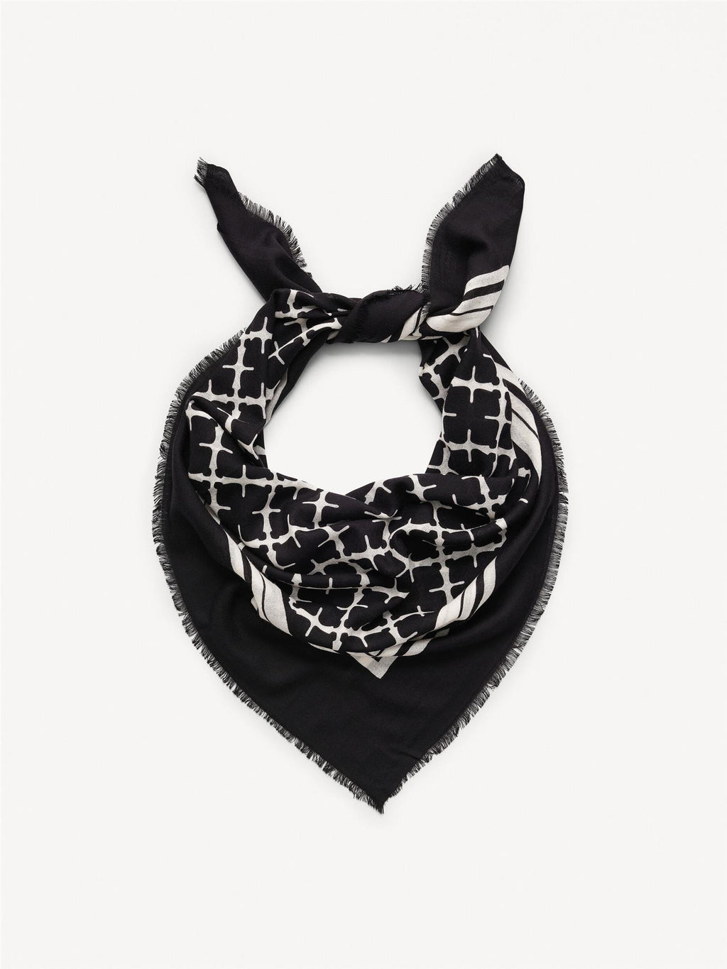 CORNELIS Wool Scarf Black