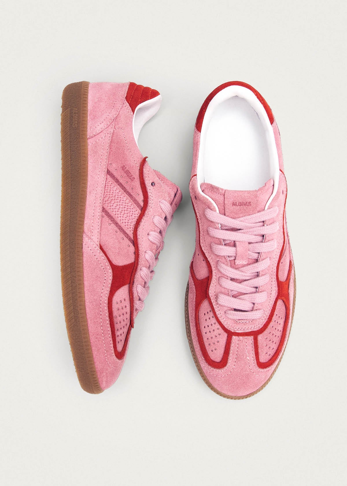 TB.490 Leather Sneakers Rife Sea Pink