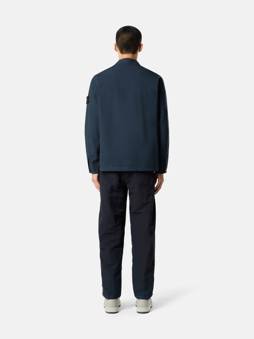 ORGANIC COTTON CANVAS OVERSHIRT NAVY