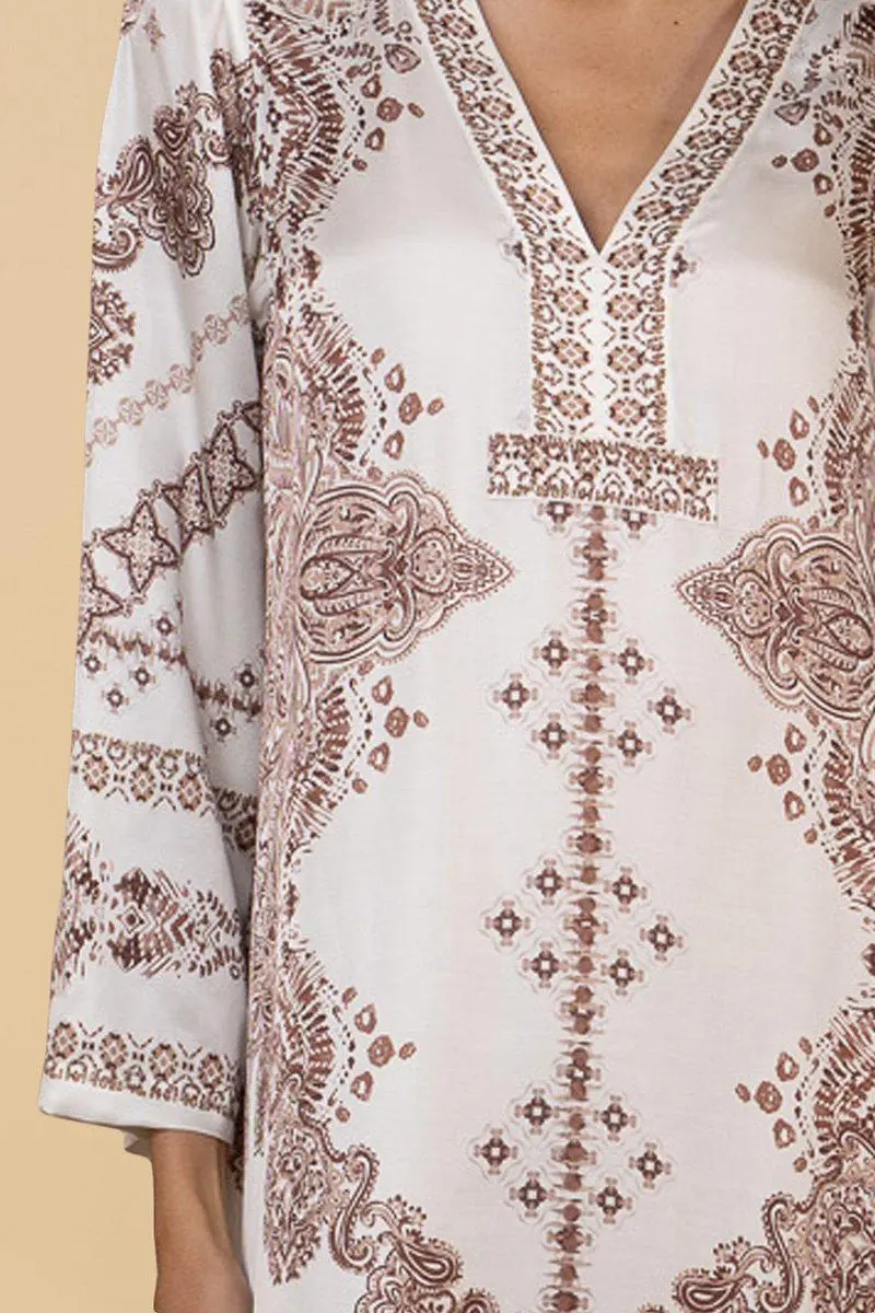 BRIDIE Kaftan Dress IVORY