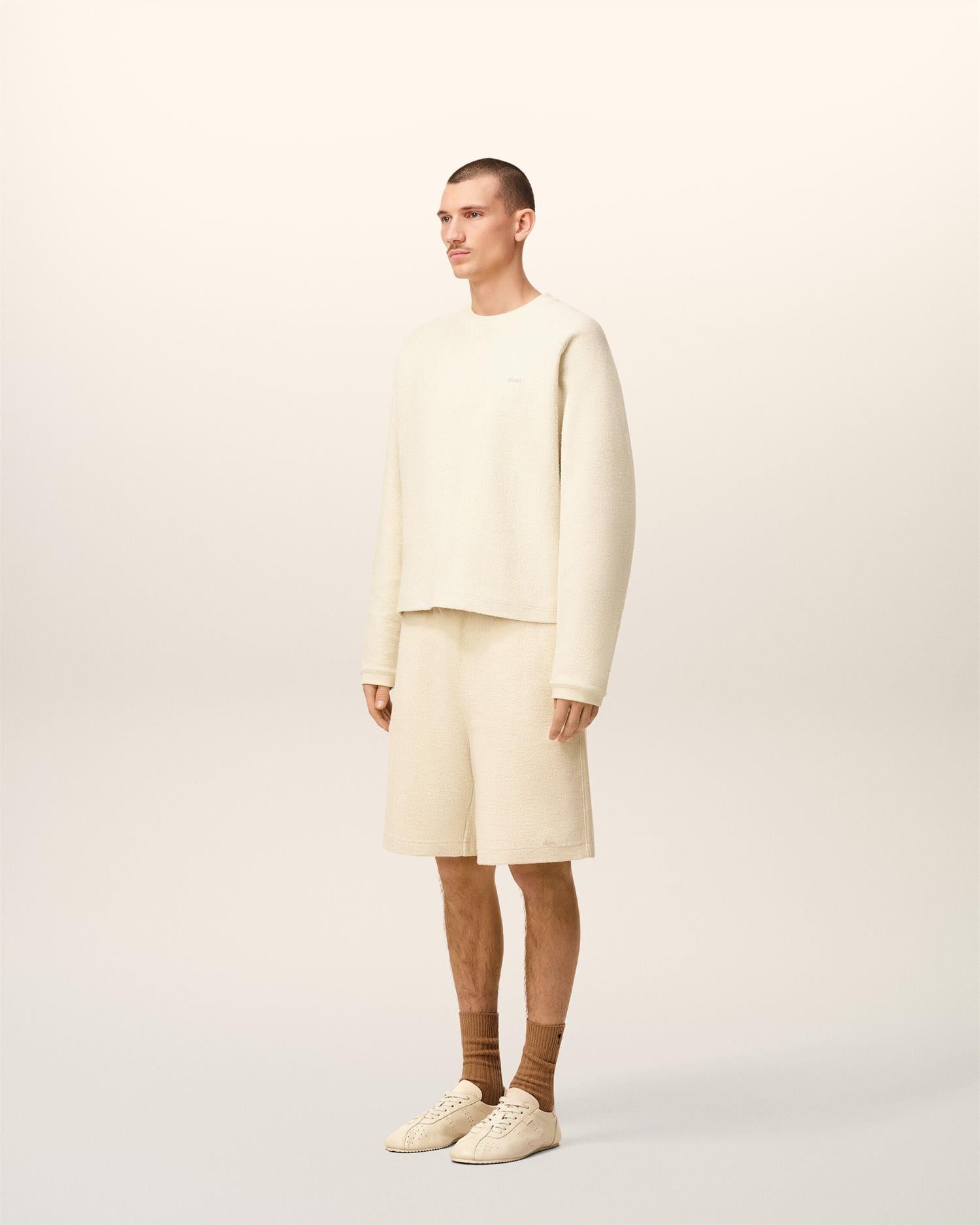 RAGLANCREWNECK SWEATSHIRT IVORY