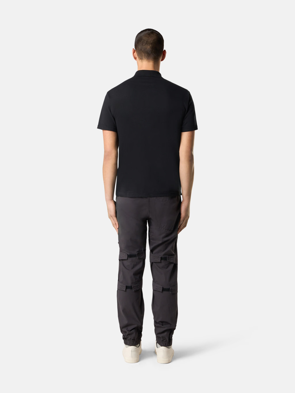 COTTON JERSEY POLO BLACK