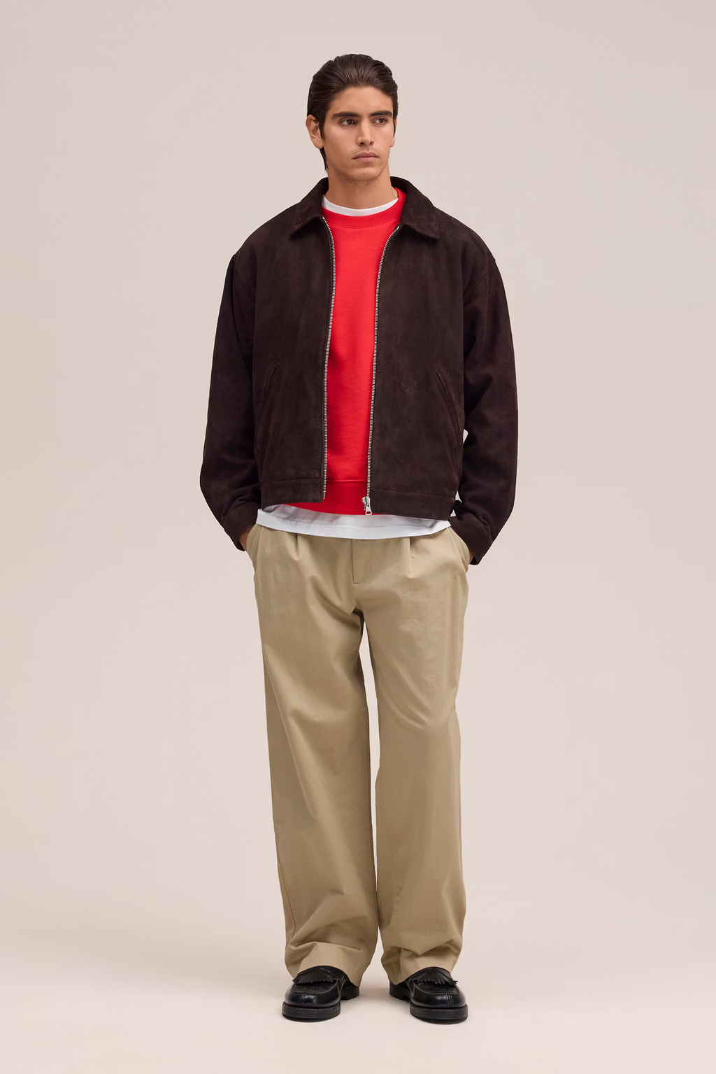 Petrus Suede Jacket 80030 Deep Truffle