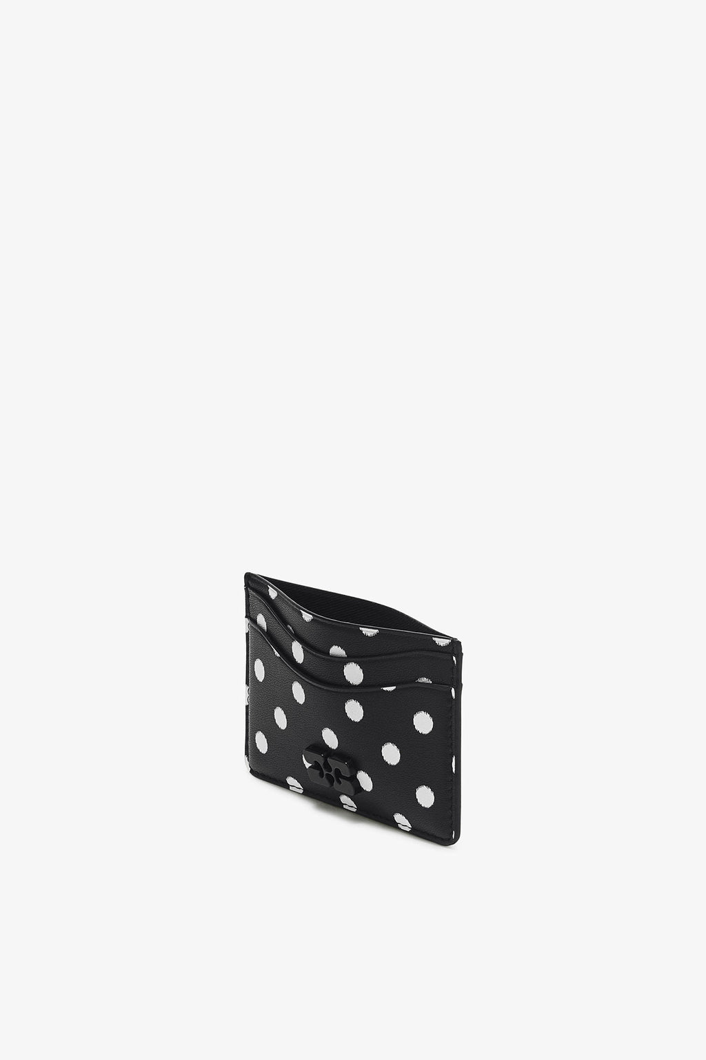 Bou Card Holder Printed Dots Black