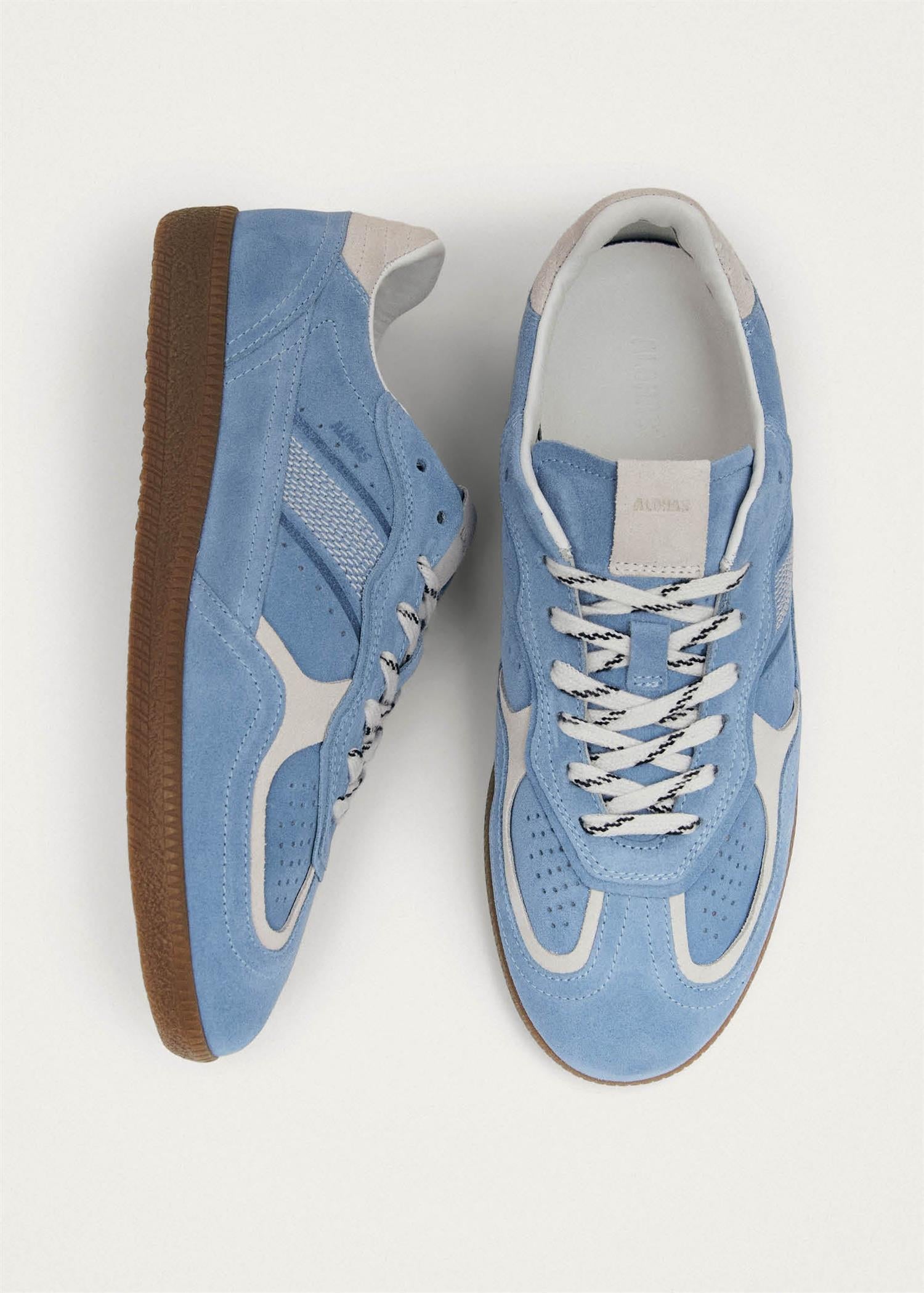 TB.490 Leather Sneakers Rife Cornflower Blue Cream