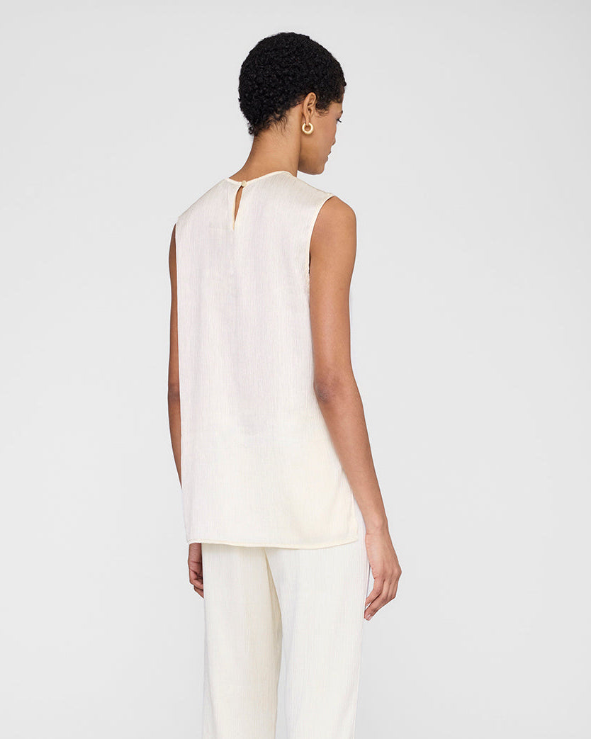 MALIA VISCOSE BLEND TOP CREAM
