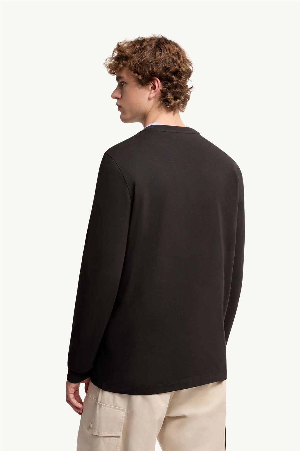 Chest Logo Longsleeve T-SHIRT BLACK