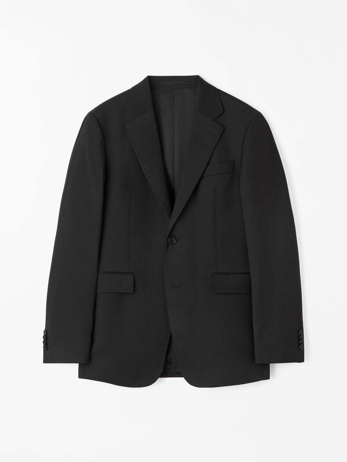 Justin Marzotto Wool Blazer Black