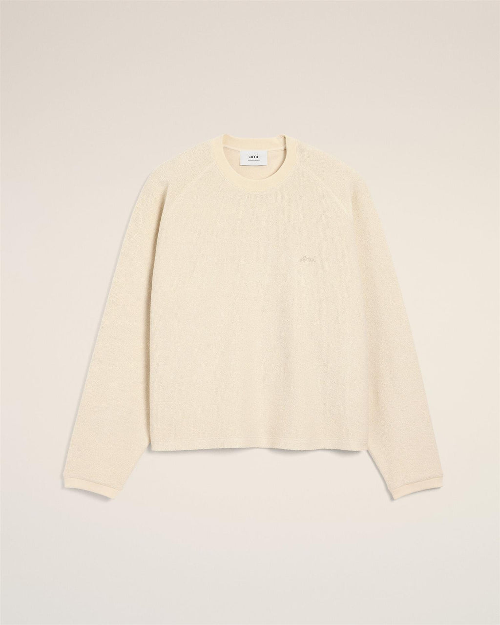 RAGLANCREWNECK SWEATSHIRT IVORY