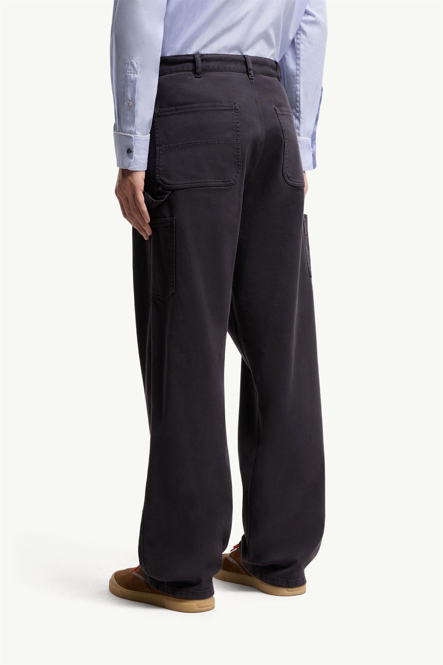 Cargo Cotton Gabardine TROUSERS NAVY