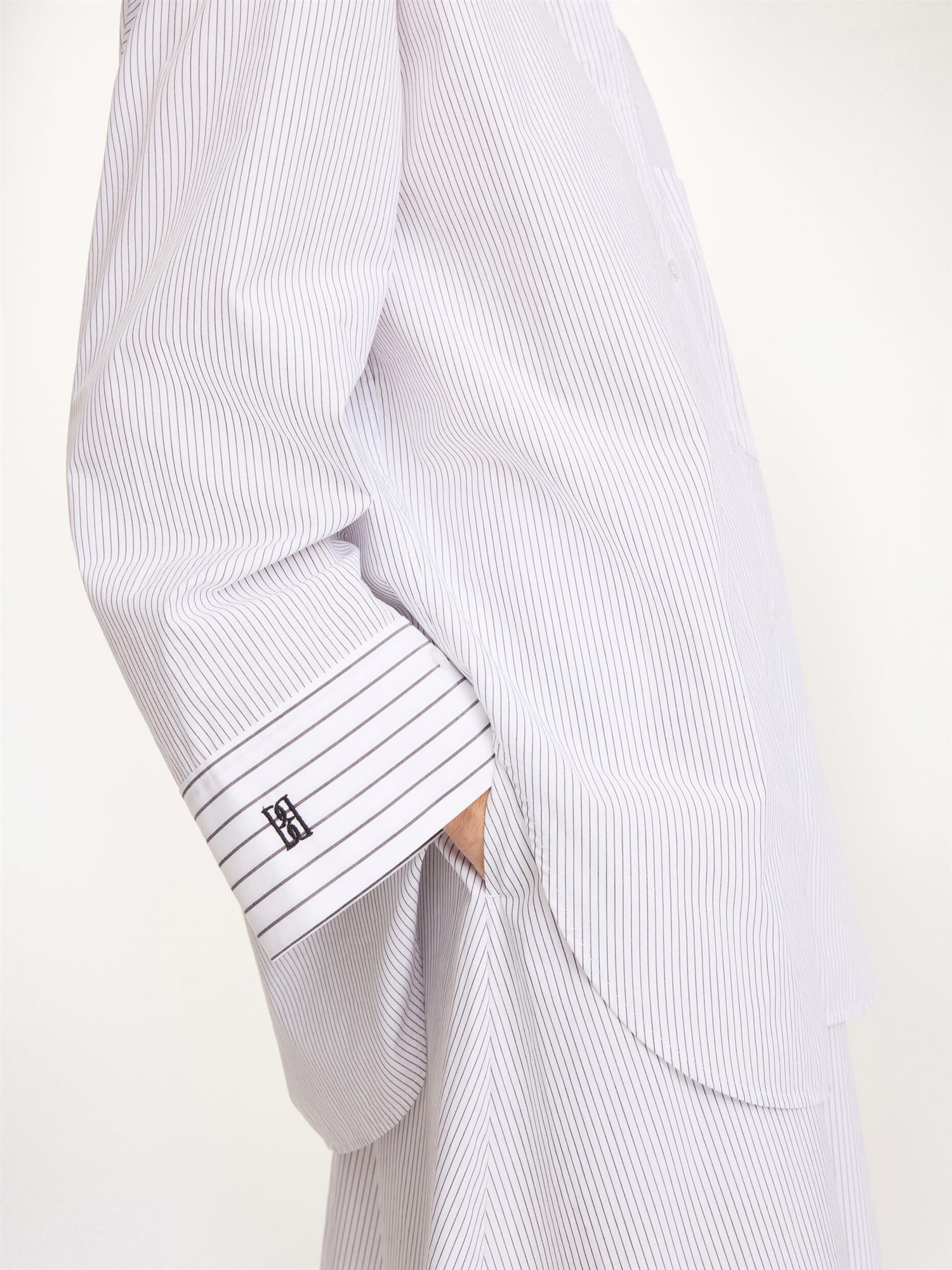 DERRIS Organic Cotton Shirt Black White Mix